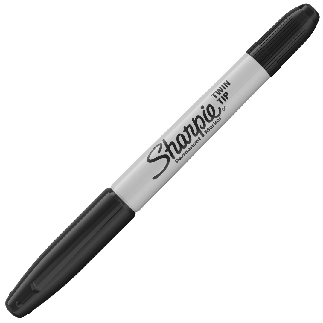 Marker permanentny Sharpie Twin Tip czarny